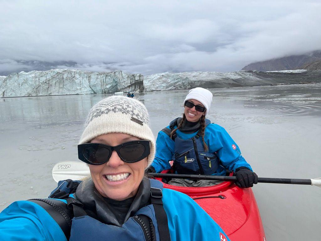 Glacier kayaking