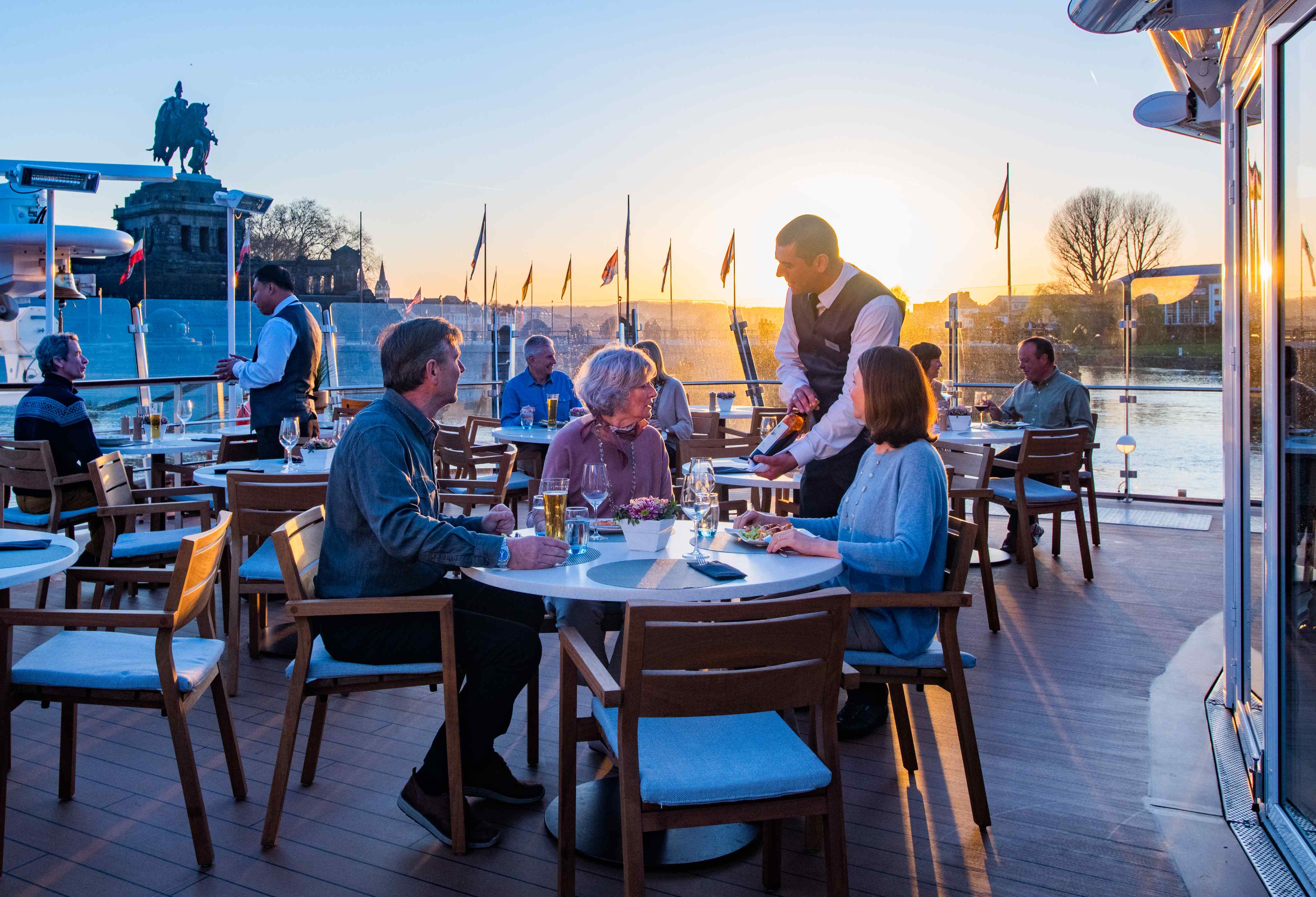 Viking Ocean cruise lounge elegant Scandinavian design