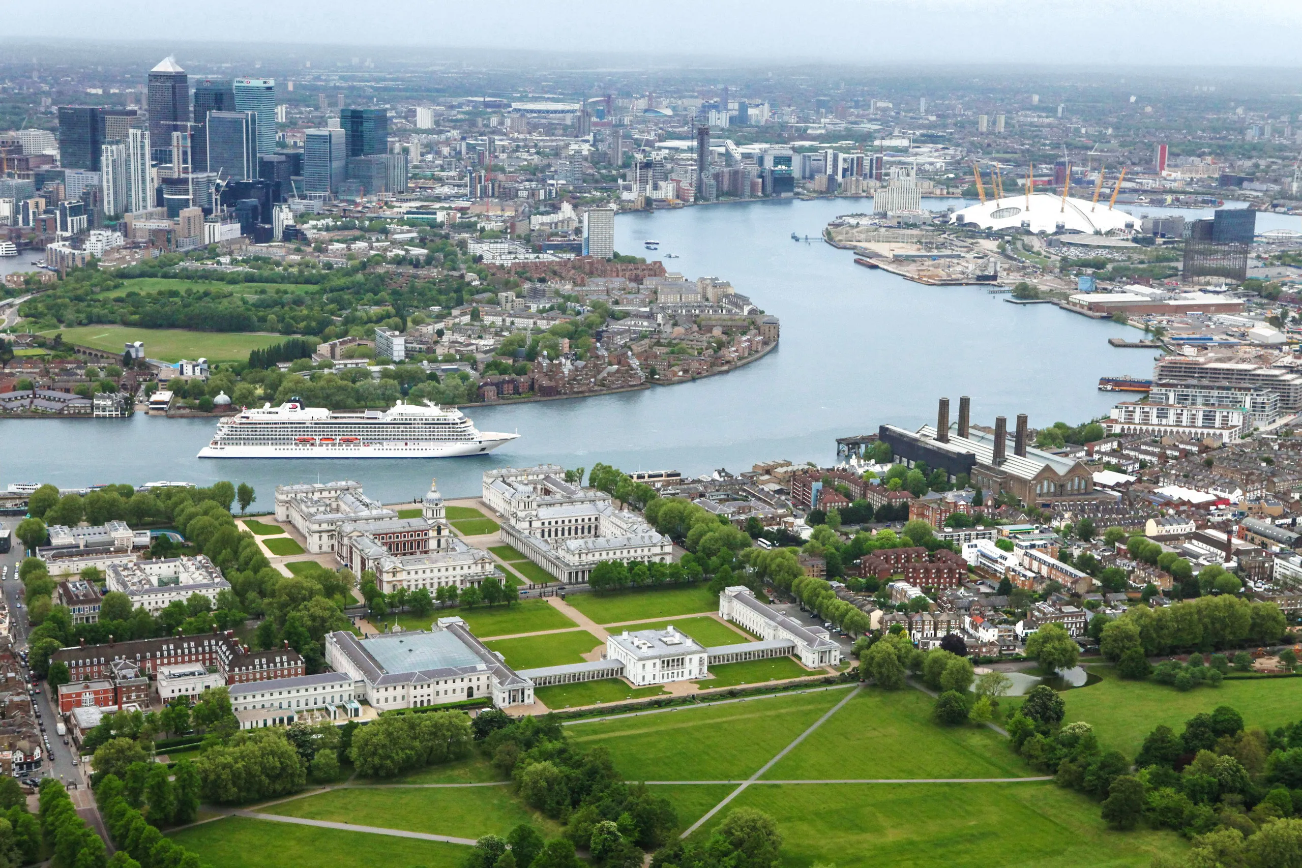 Greenwich, London, embarkation point for the Viking British Isles Explorer