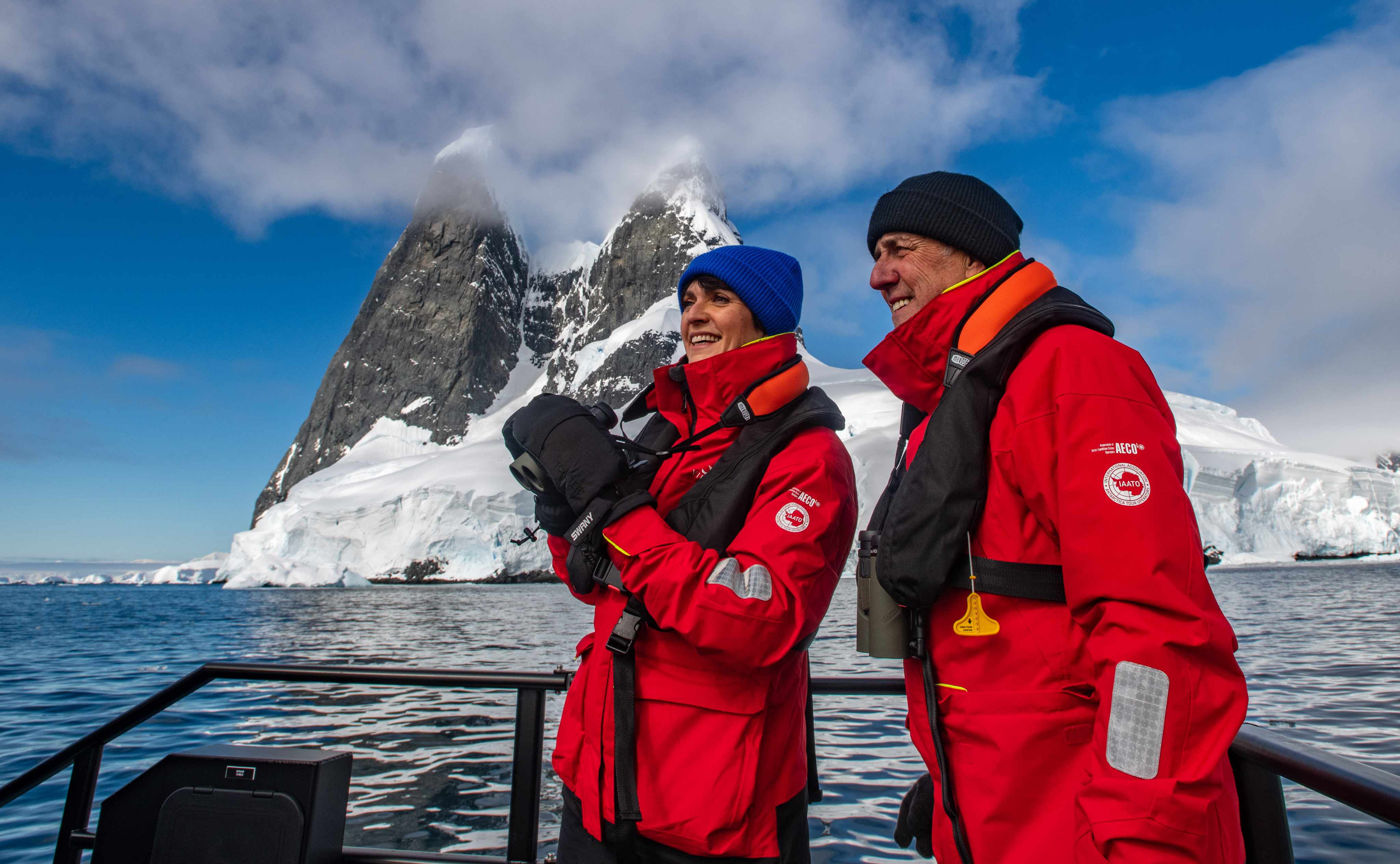 Couple enjoying a Viking cruise experience