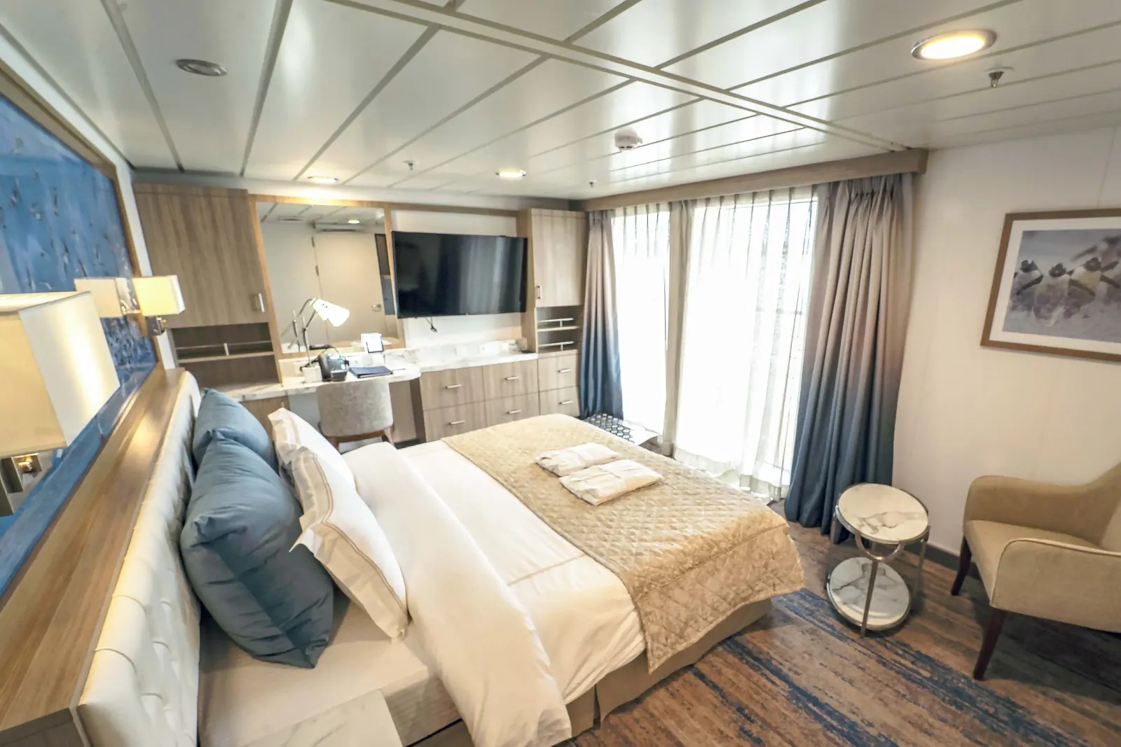 Master Suite with Panoramic Bow Veranda