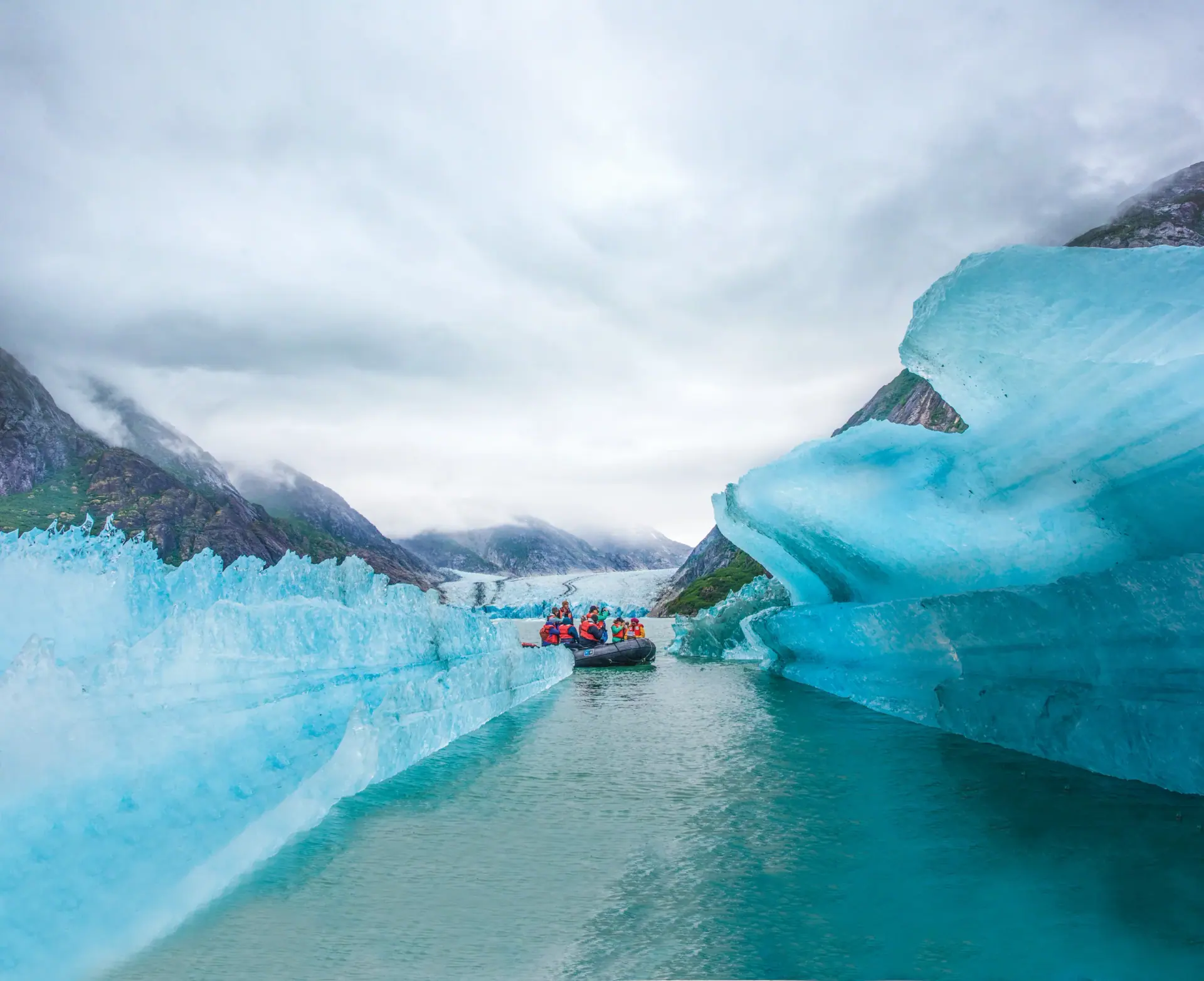 Whispering Through Antarctic Icebergs