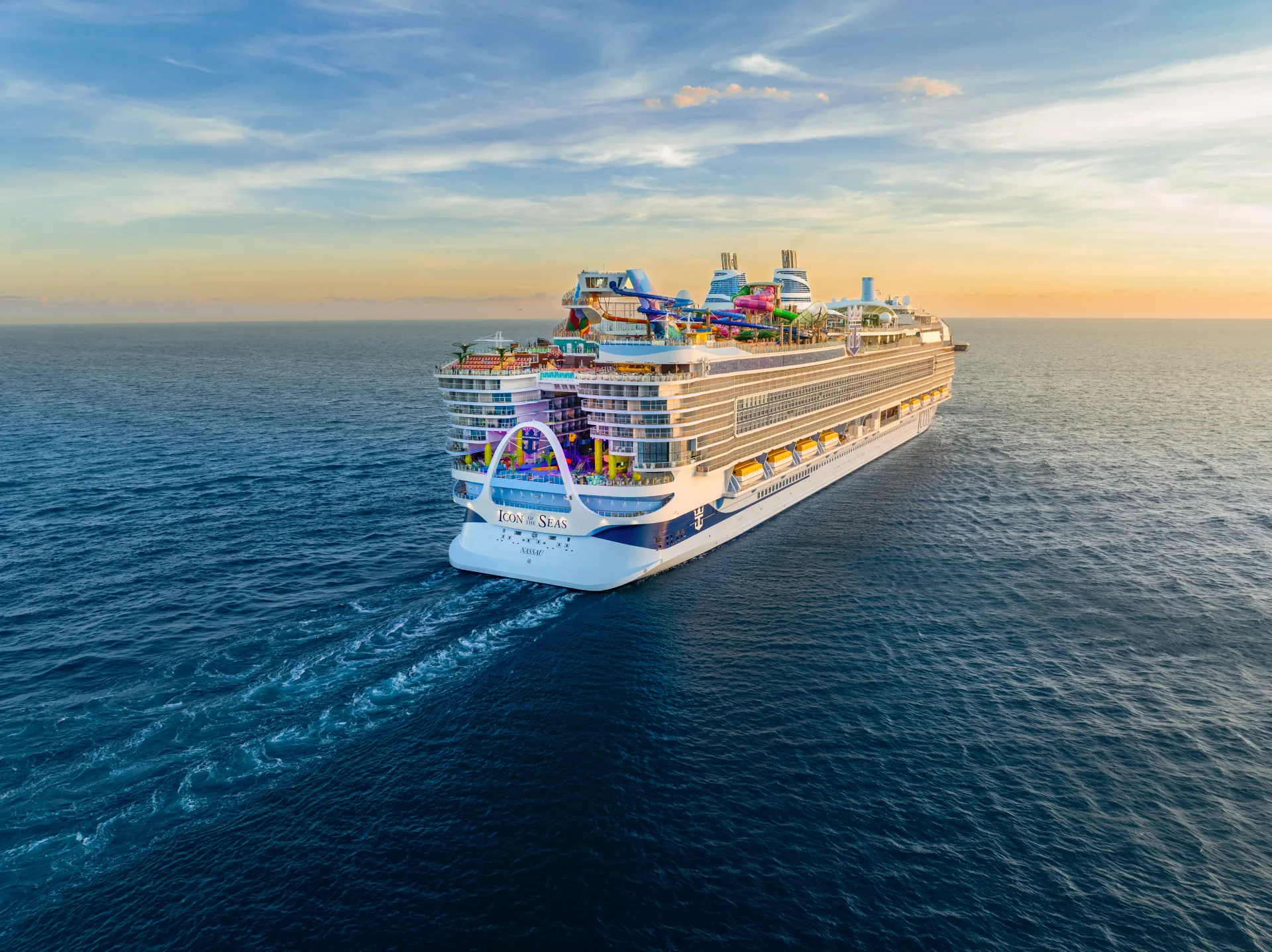 Royal Caribbean's Icon of the Seas at sea