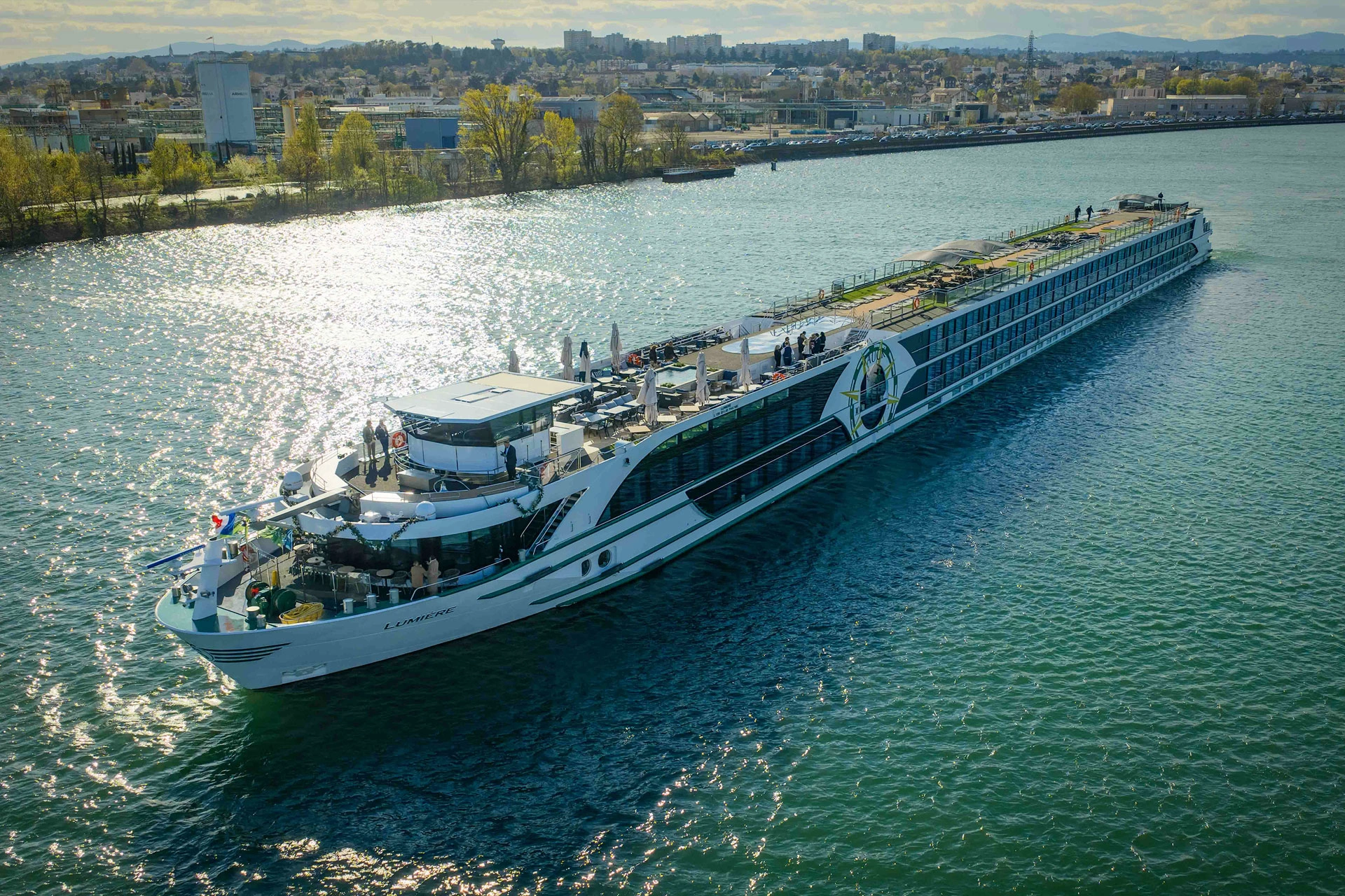 Luxury cruise ship