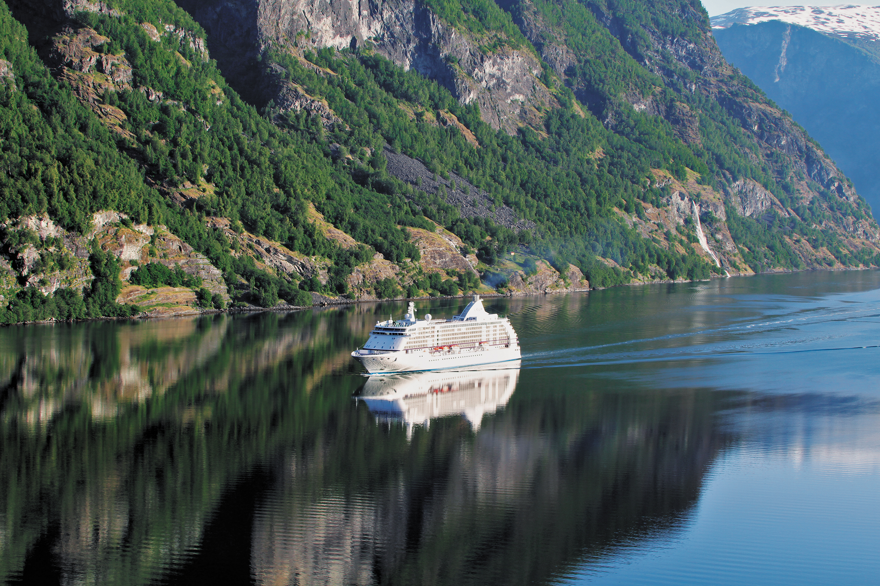 Silversea ship in Norway