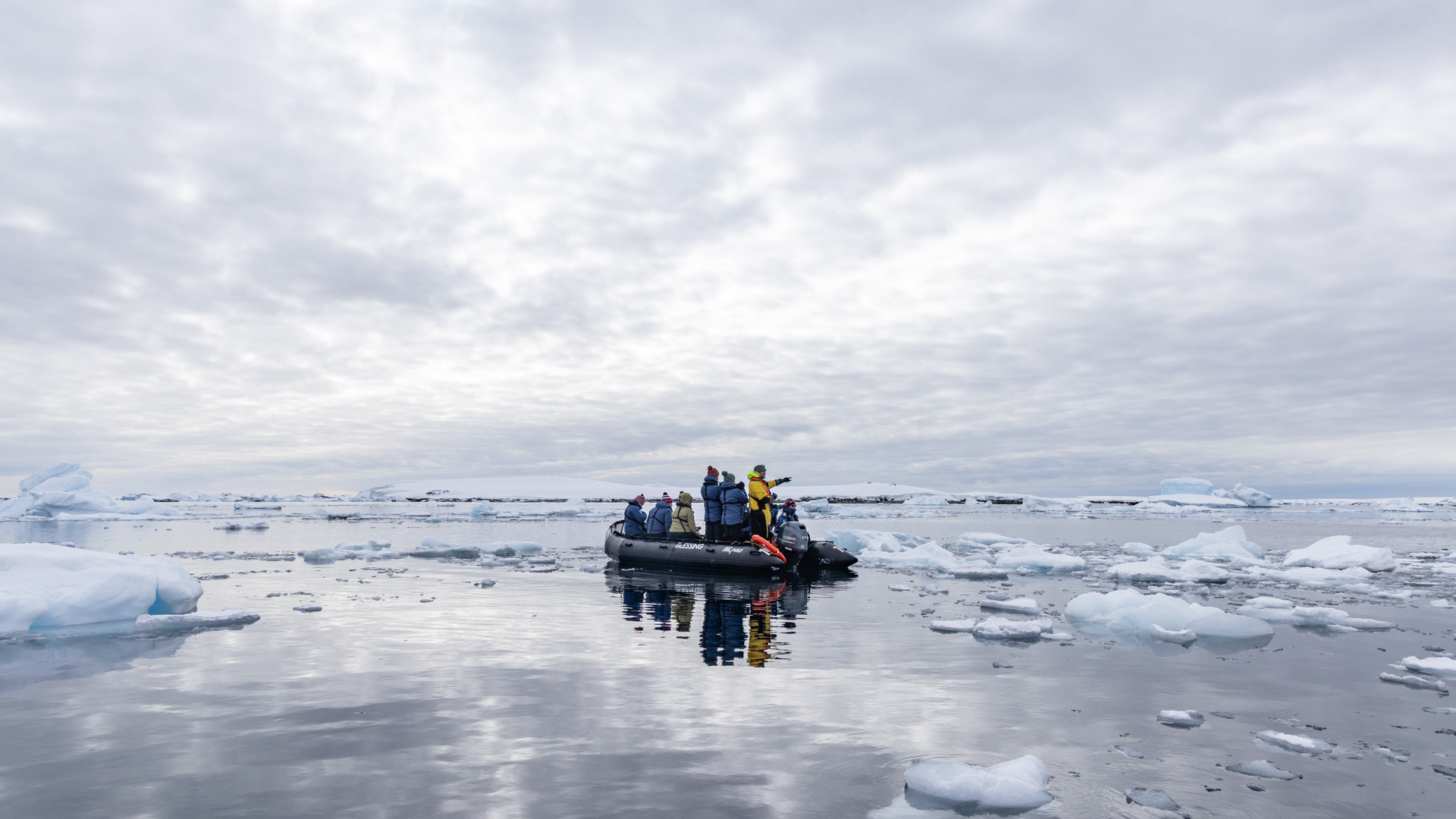 Mirror-Like Arctic Waters