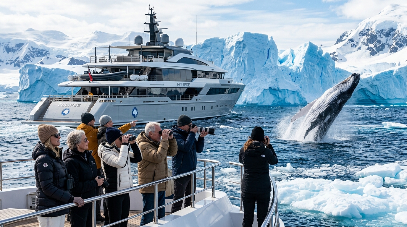 Chartered expedition yacht for a private family adventure