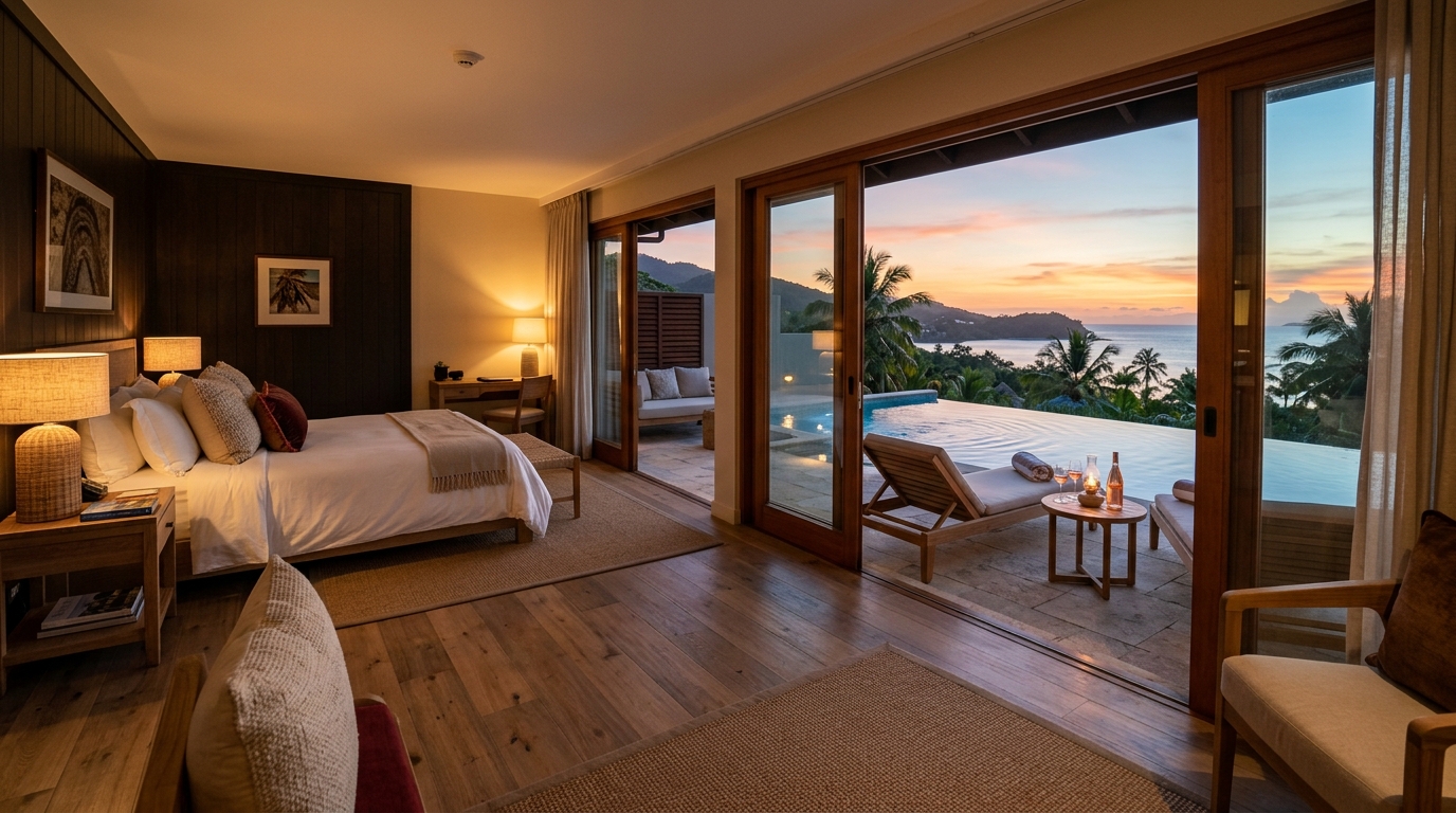 Luxury family villa accommodation