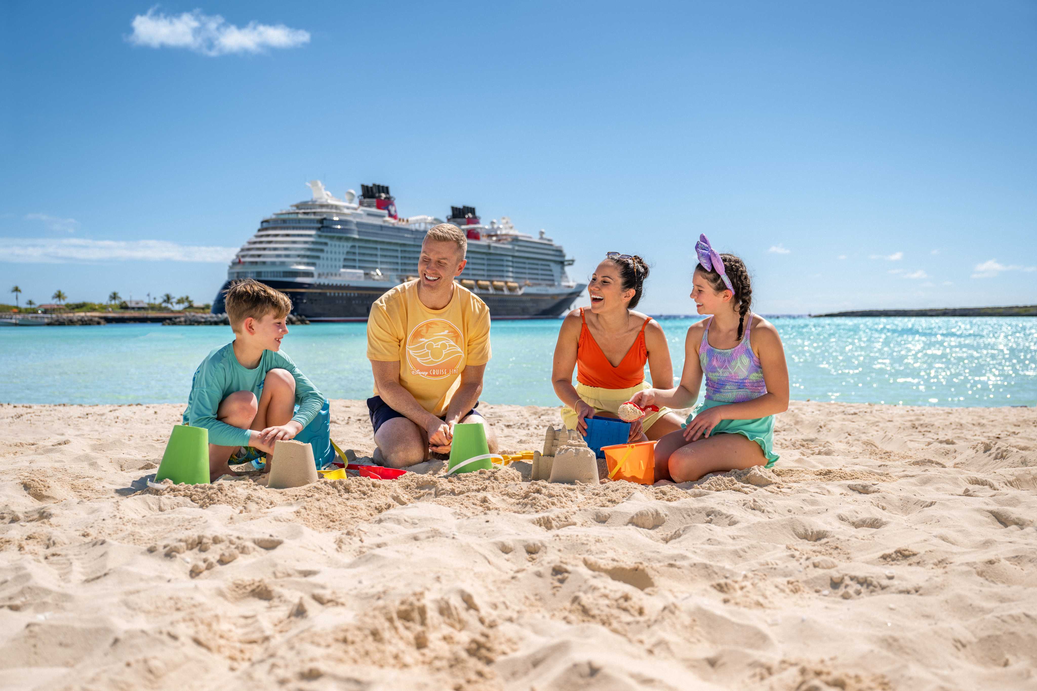 Grandparents enjoying a Disney Cruise