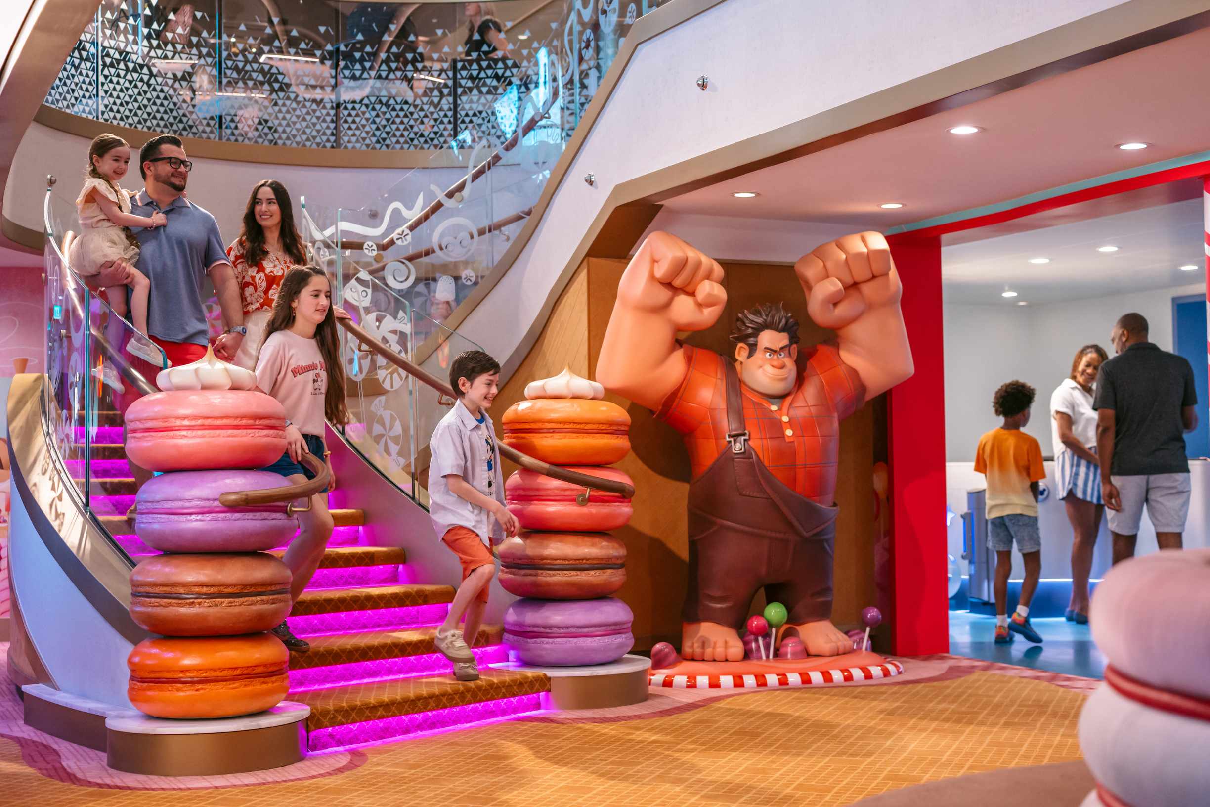 Disney Cruise family entertainment featuring Wreck-It Ralph themed kids activities
