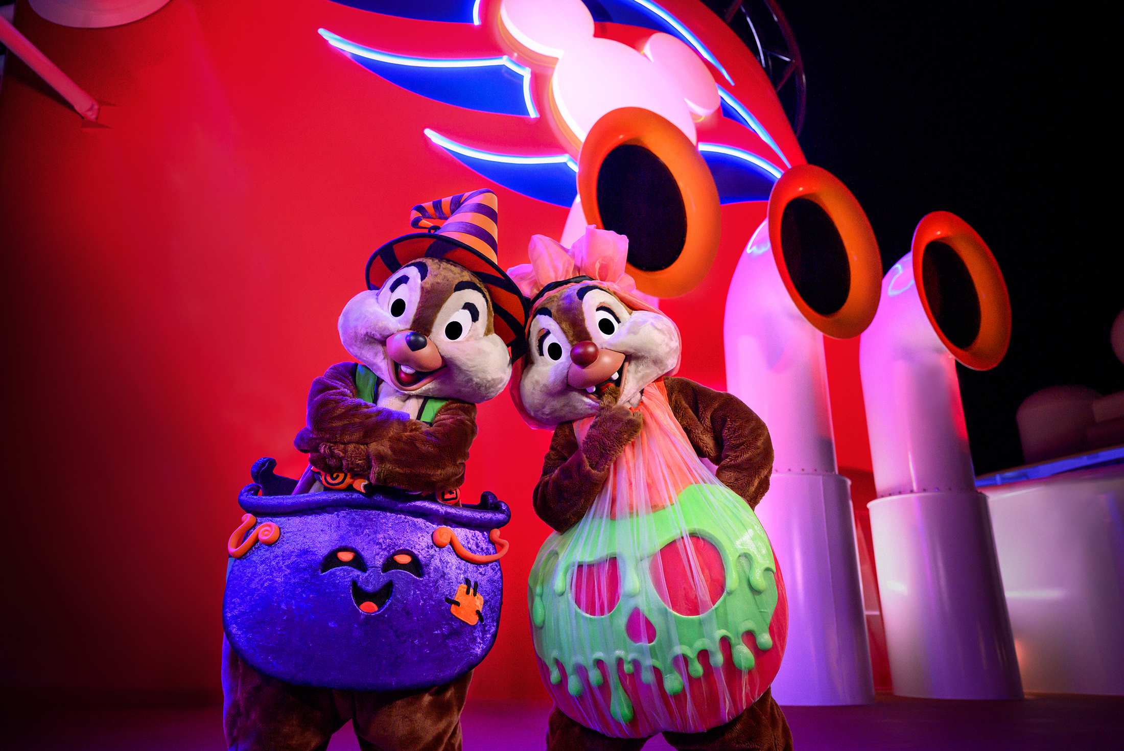 Disney Cruise Halloween on the High Seas with Chip and Dale