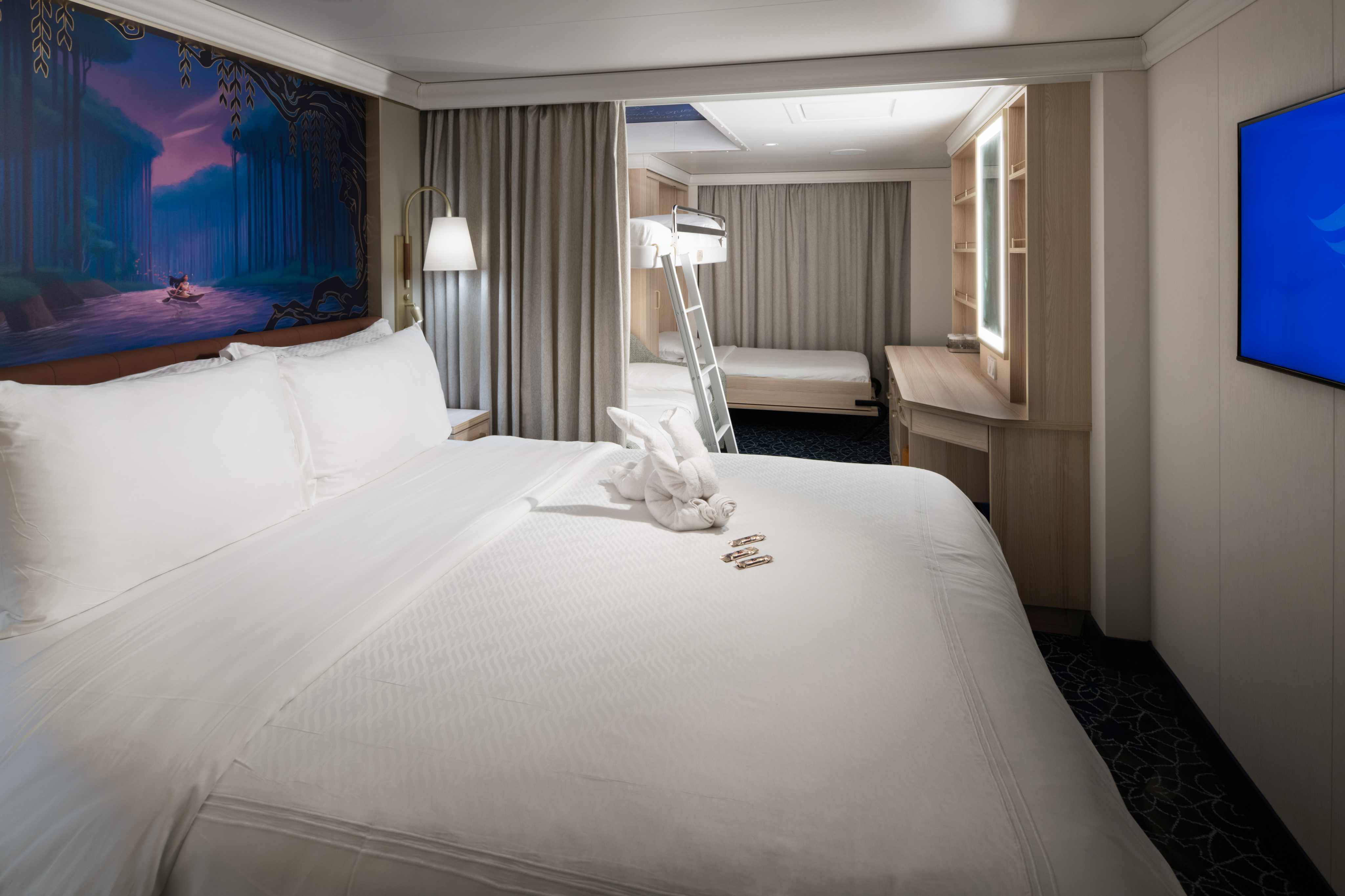 Disney Cruise Line family stateroom