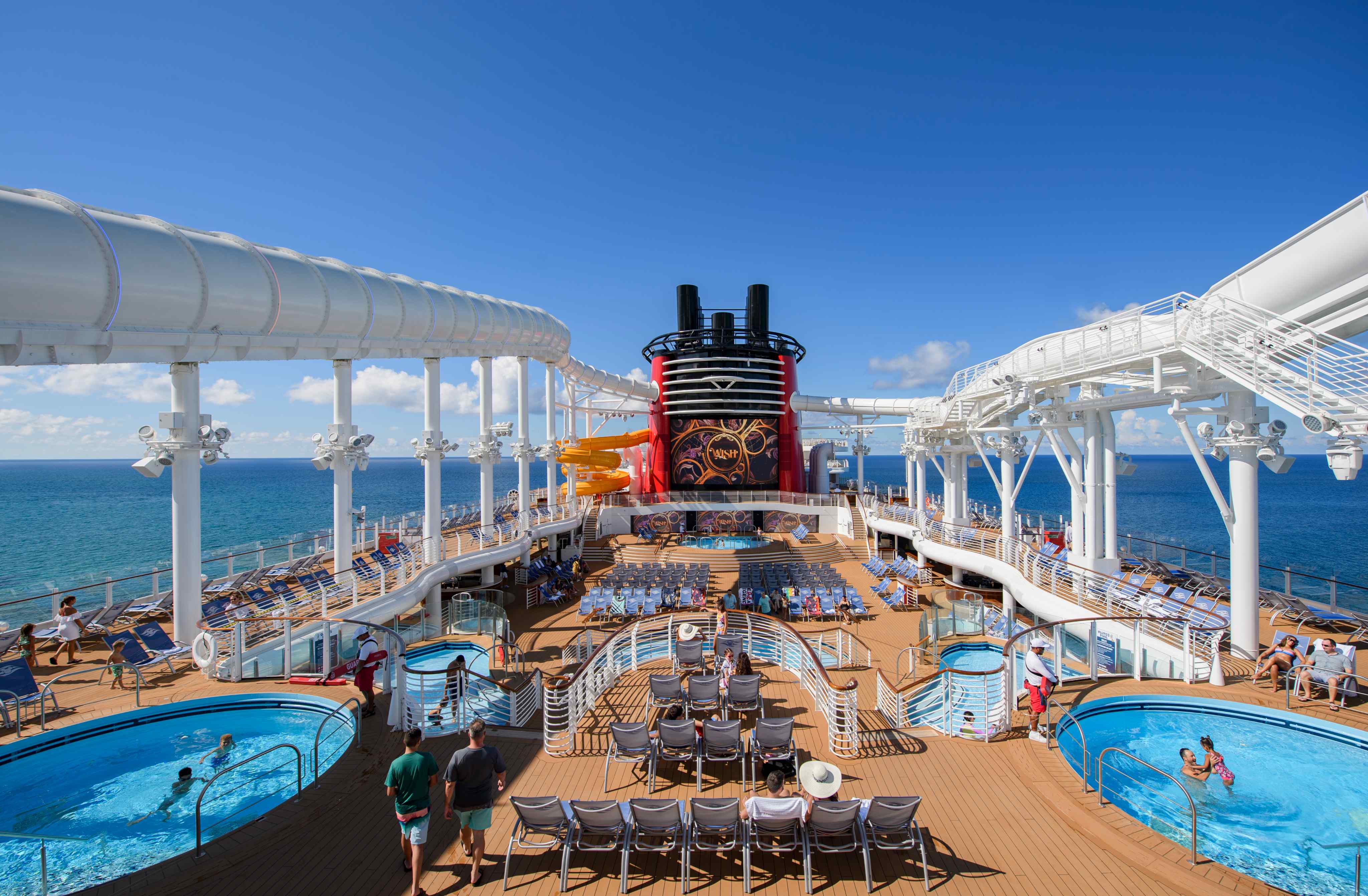 Grandparents and grandchildren on a Disney Europe Cruise