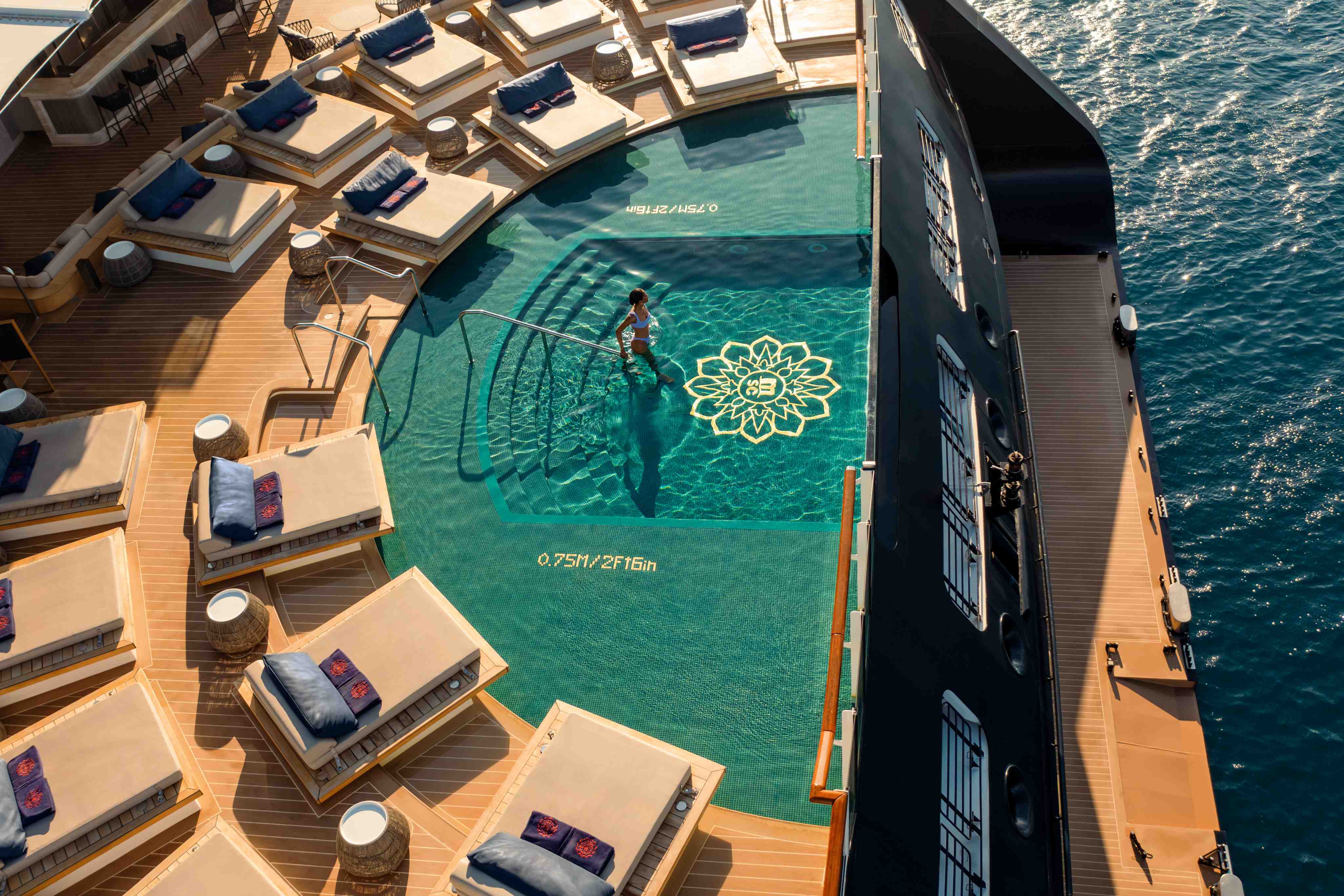 Explora III at sea showcasing next-generation ship design