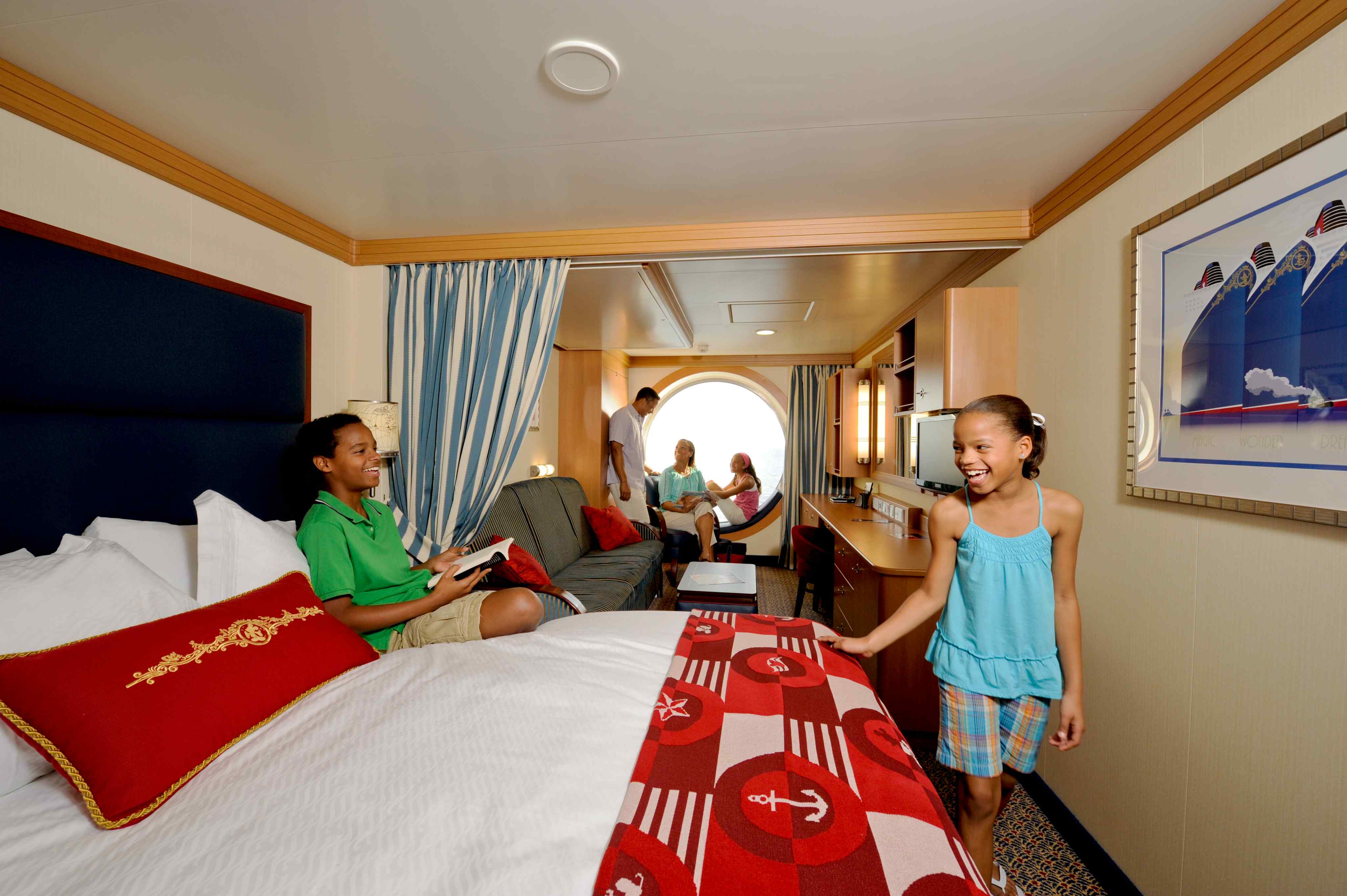 Disney Cruise from Florida family stateroom accommodations