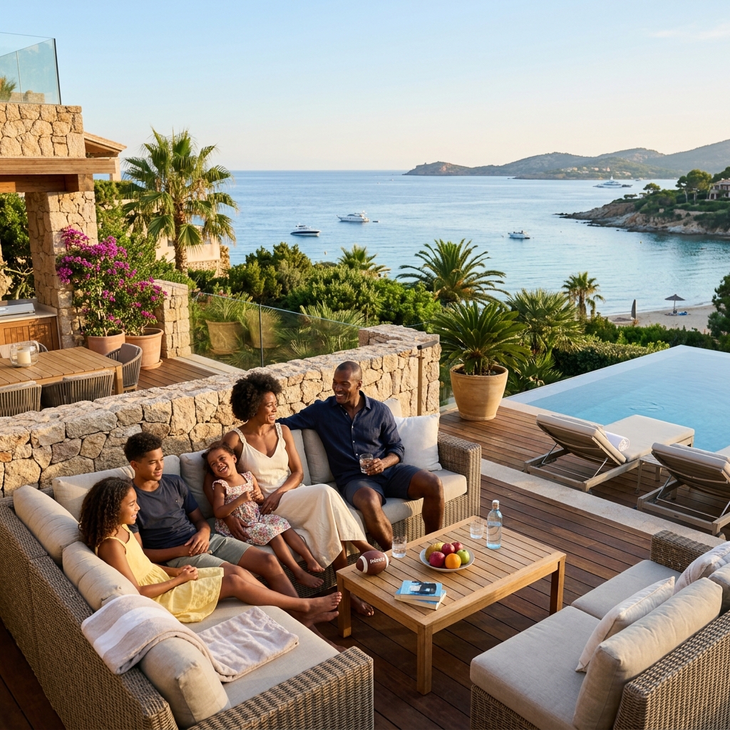 Luxury villa for extended athlete families