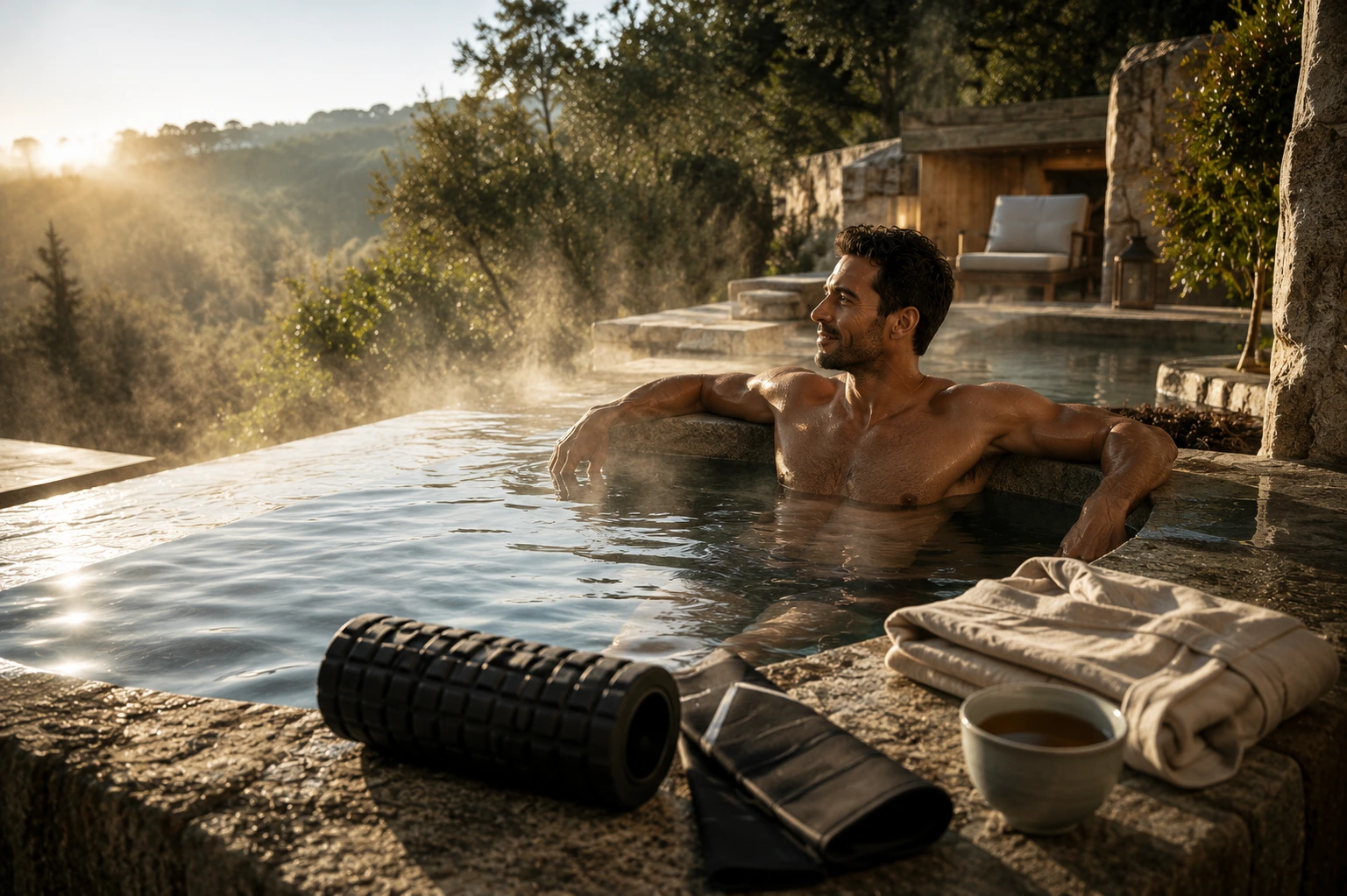 Wellness retreat spa for professional athlete recovery