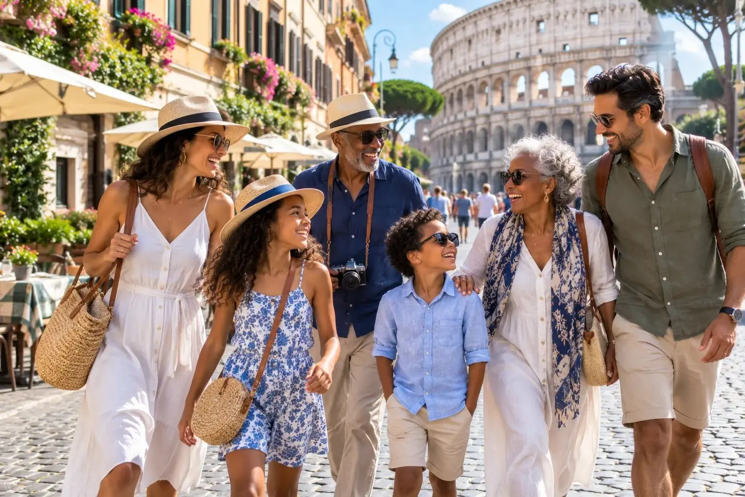 Italy performing arts travel — Rome Colosseum luxury cultural experience