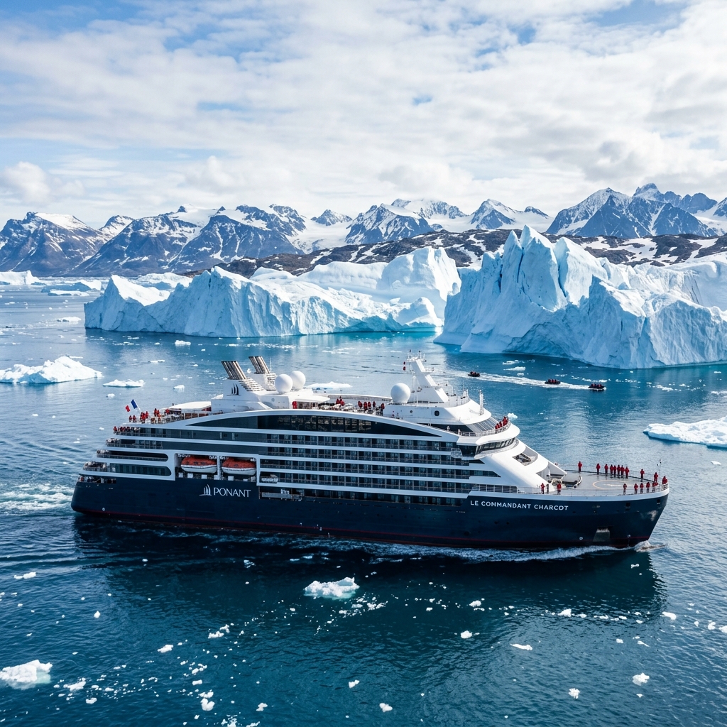 Ponant luxury expedition yacht