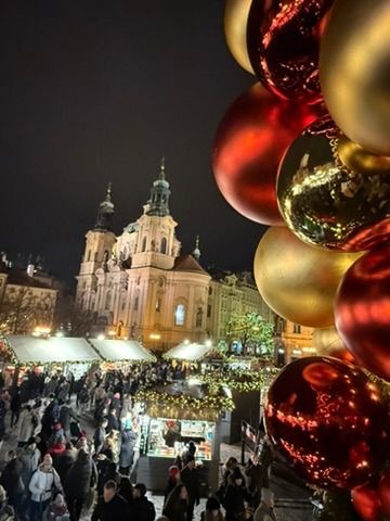 Prague Christmas Market Holiday Decorations