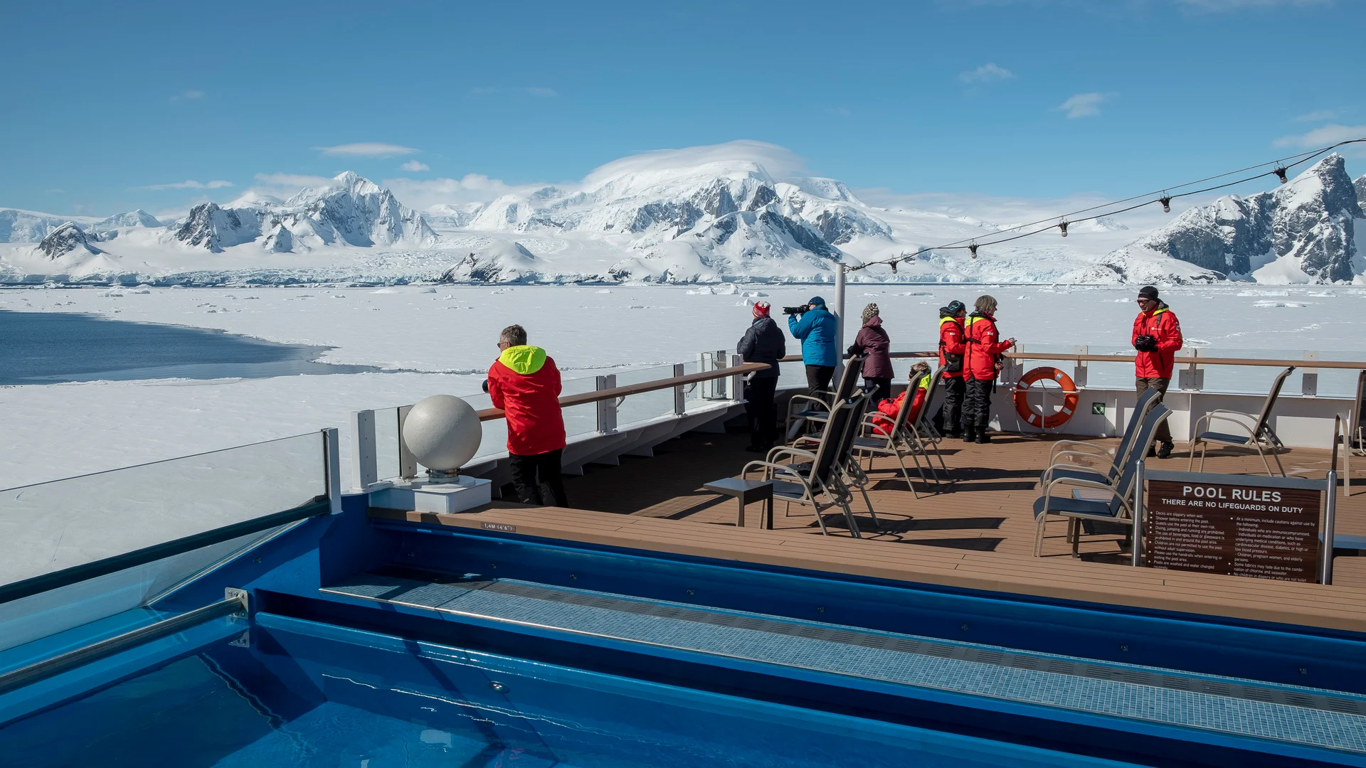 MS Roald Amundsen in Antarctica