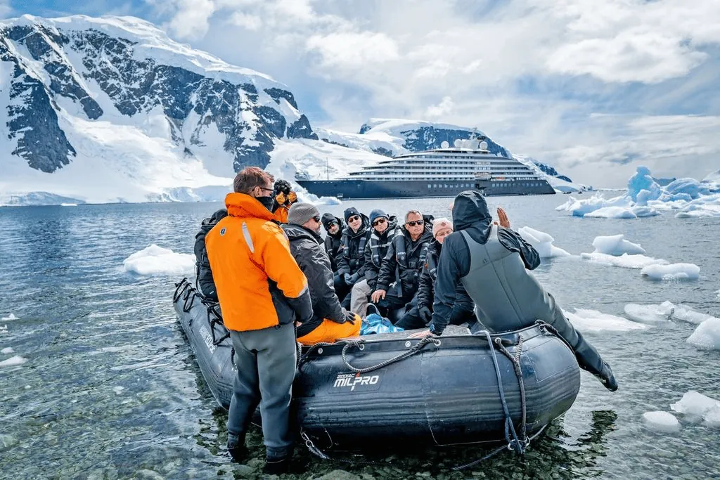 Ships designed for Antarctica, including vessels operated by Scenic Luxury Cruises & Tours, are engineered for stability and performance in open water
