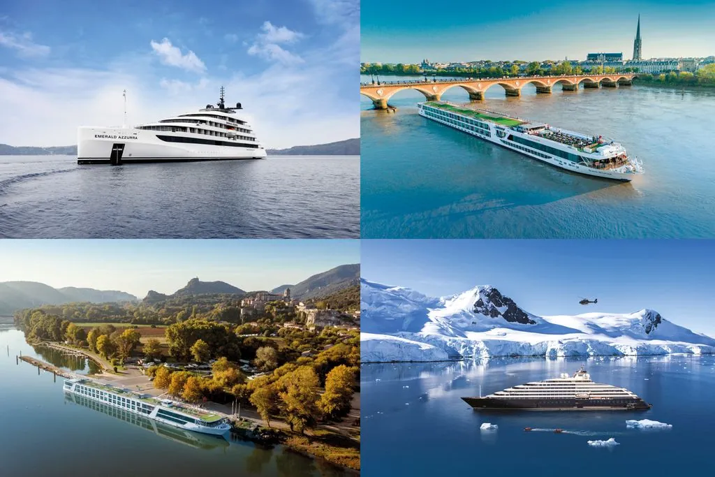 Scenic Eclipse discovery yacht cruising near a polar expedition destination