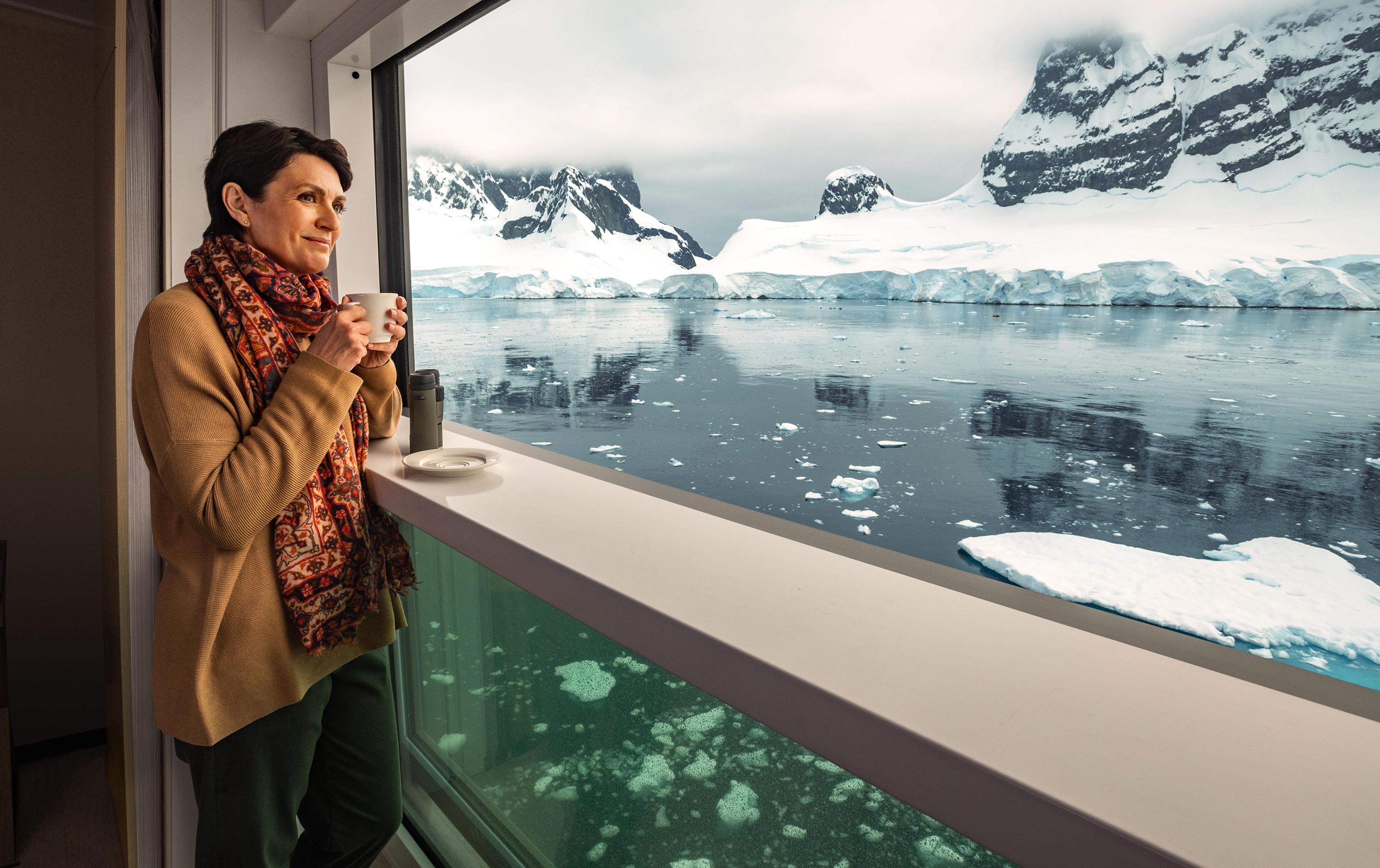 Solo traveler enjoying Viking river cruise