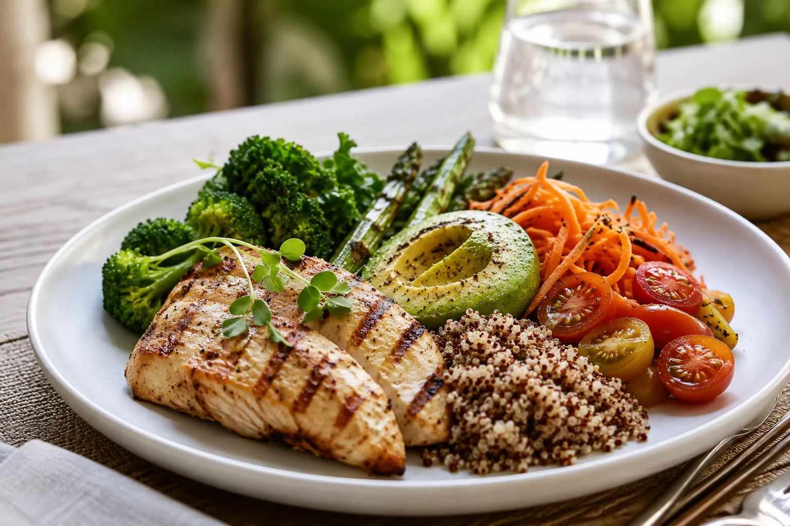 Fresh, performance-focused cuisine at a wellness resort