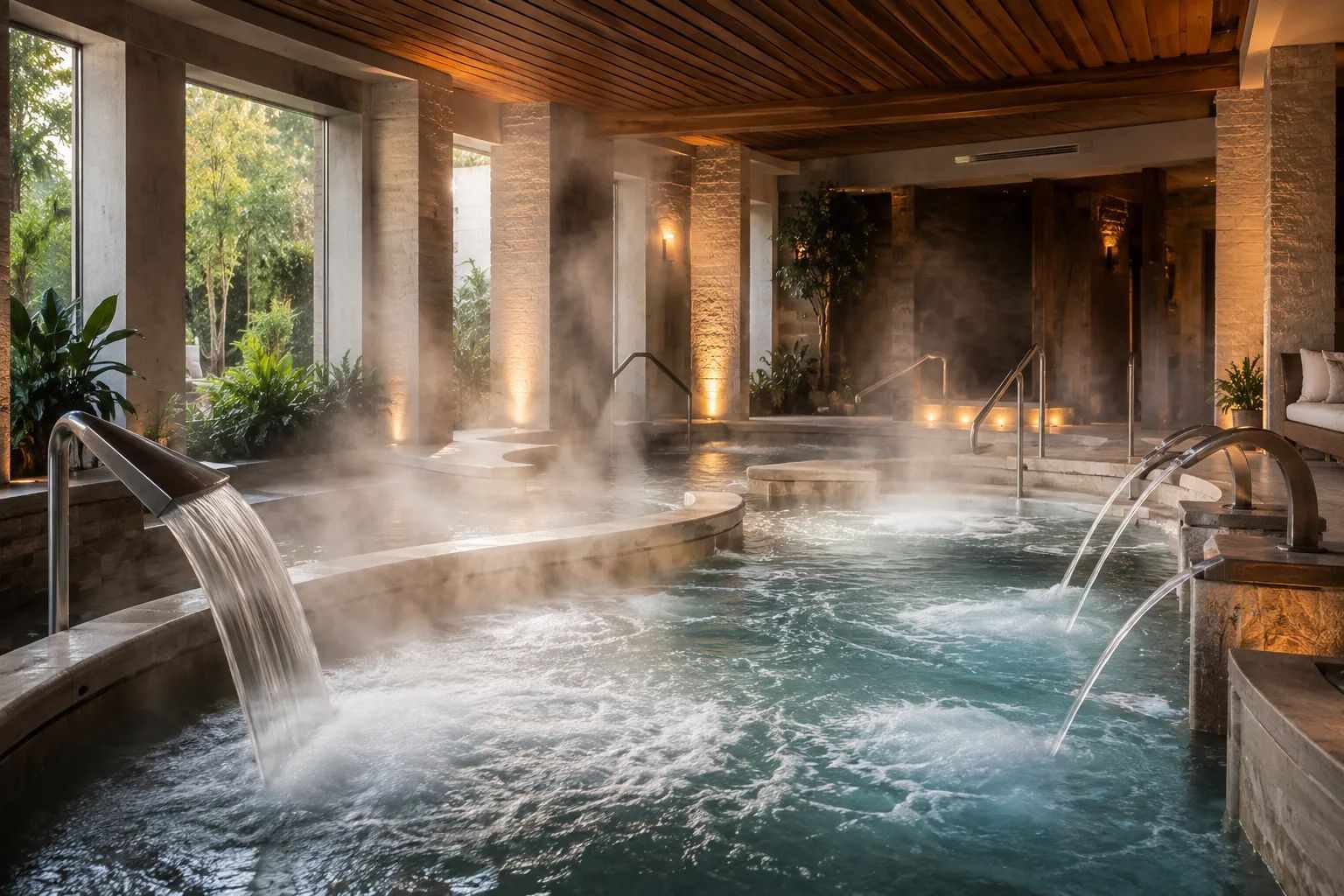 Sports massage and spa recovery treatment