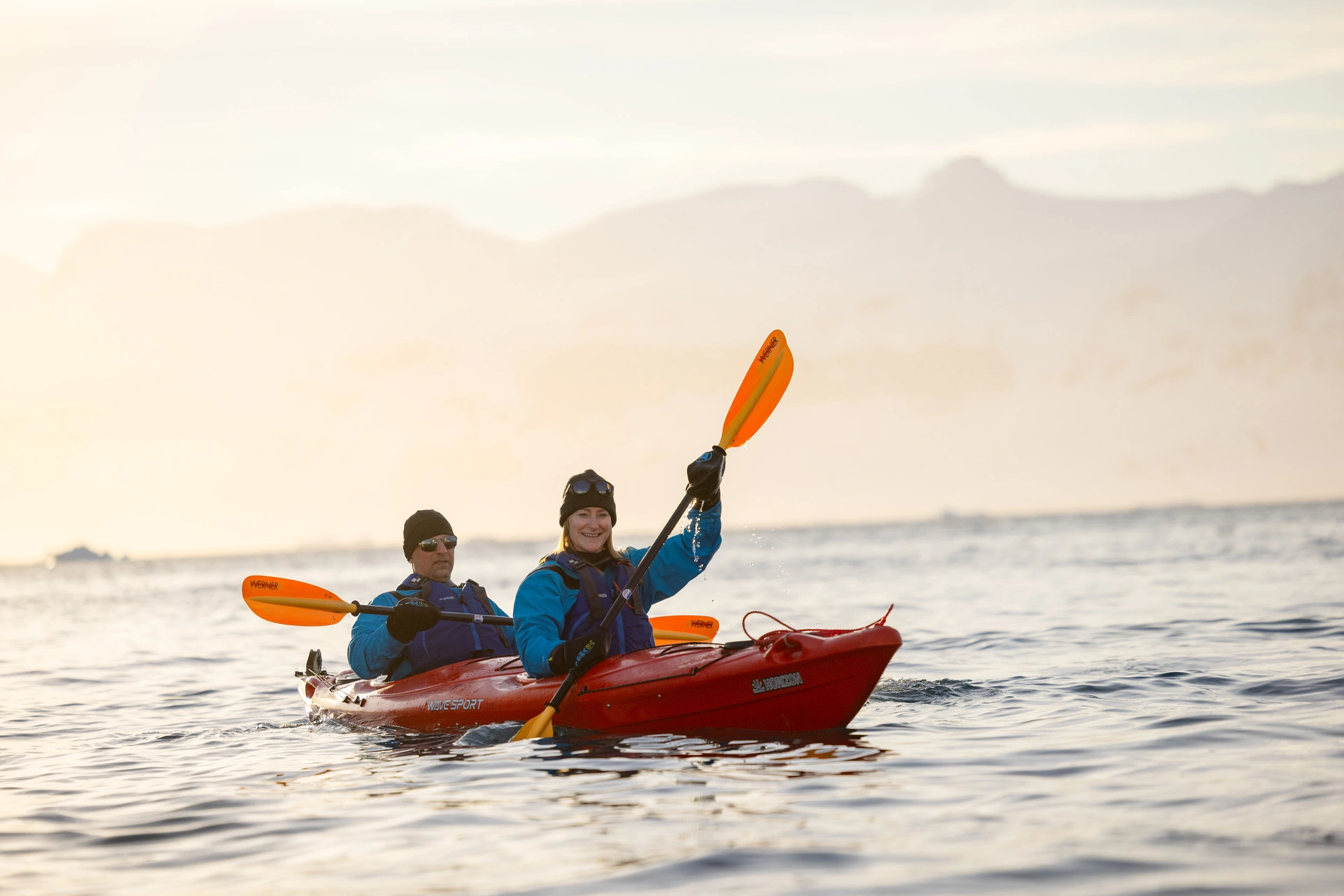 Expedition travelers onboard HX ship